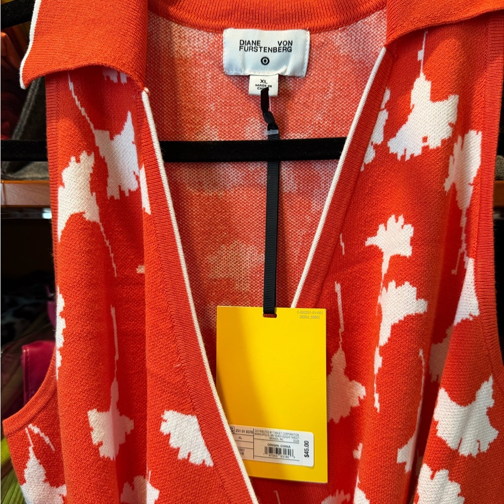Target x DVF Sleeveless Knit Wrap Dress XL NWT - Picture 3 of 4
